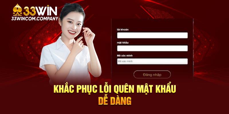 Khắc phục lỗi quên mật khẩu dễ dàng